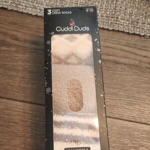 Cuddl Duds Cozy Crew Socks